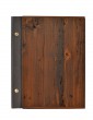Old style wood menu folder A4